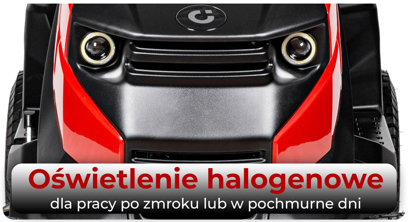 Oświetlenie halogenowe w traktorku Cedrus Challenge MJ 102/22H